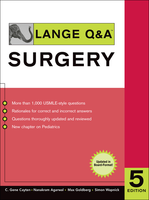 Lange Q&A Surgery, Fifth Edition, 5th Edition - FULL INSTANT DOWNLOAD | PDF DOCX EPUB