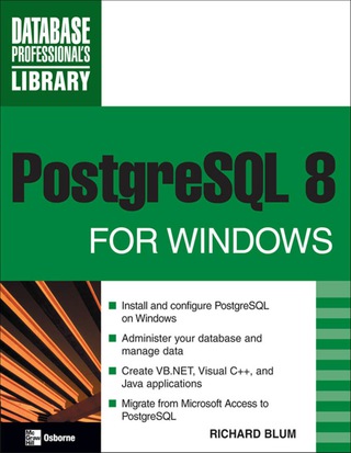 Cover image: PostgreSQL 8 for Windows 1st edition 9780071485623