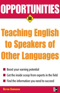Cover image: Opportunities in Teaching English to Speakers of Other Languages 1st edition 9780071476102