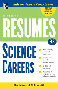 表紙画像: Resumes for Science Careers 2nd edition 9780071476195