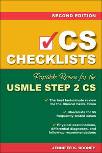 Imagen de portada: CS Checklists: Portable Review for the USMLE Step 2 CS, Second Edition 2nd edition 9780071488235