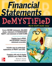 Cover image: Financial Statements Demystified: A Self-Teaching Guide 1st edition 9780071543873