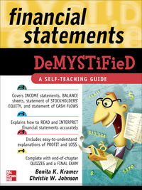 表紙画像: Financial Statements Demystified: A Self-Teaching Guide 1st edition 9780071543873