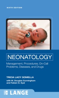 Cover image: Neonatology 6th edition 9780071544313