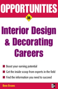 Cover image: Opportunities in Design and Decorating Careers 3rd edition 9780071545327