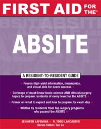 Cover image: First Aid for the® ABSITE 1st edition 9780071545471