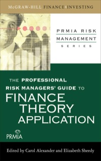Cover image: The Professional Risk Managers' Guide to Finance Theory and Application 1st edition 9780071546478