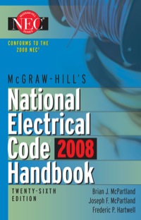 Cover image: McGraw-Hill National Electrical Code 2008 Handbook 26th edition 9780071546522