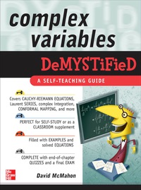 Imagen de portada: Complex Variables Demystified 1st edition 9780071549202