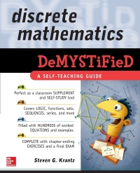 Imagen de portada: Discrete Mathematics DeMYSTiFied 1st edition 9780071549486