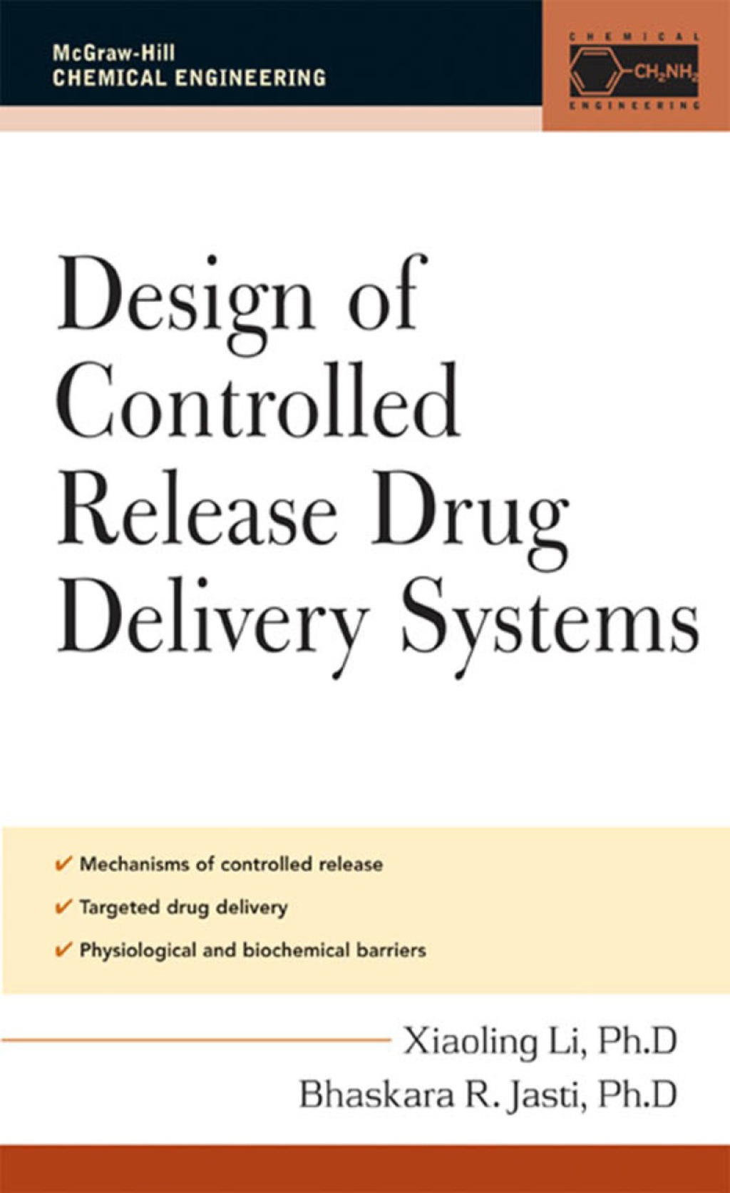 Design of Controlled Release Drug Delivery Systems 1st Edition