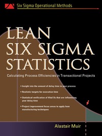 表紙画像: Lean Six Sigma Statistics 1st edition 9780071445856