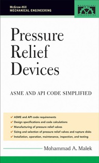 Cover image: Pressure Relief Devices 1st edition 9780071455374