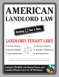 Cover image: American Landlord Law: Everything U Need to Know About Landlord-Tenant Laws 1st edition 9780071590624