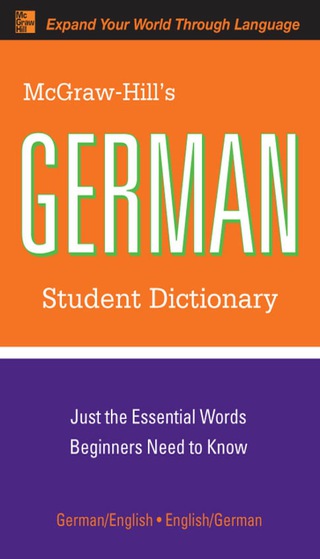 Imagen de portada: McGraw-Hill's German Student Dictionary 2nd edition 9780071592406