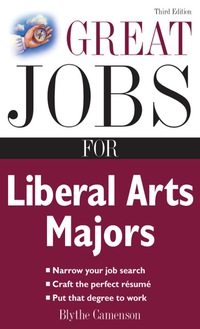 Imagen de portada: Great Jobs for Liberal Arts Majors 3rd edition 9780071482141