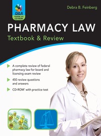 表紙画像: Pharmacy Law: Textbook & Review 1st edition 9780071486354