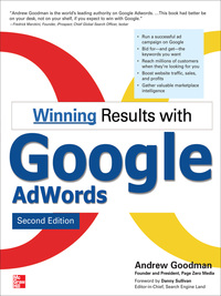 صورة الغلاف: Winning Results with Google AdWords, Second Edition 2nd edition 9780071496568