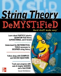 Titelbild: String Theory Demystified 1st edition 9780071498708