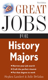 Omslagafbeelding: Great Jobs for History Majors 3rd edition 9780071482134