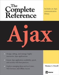 Imagen de portada: Ajax: The Complete Reference 1st edition 9780071492164