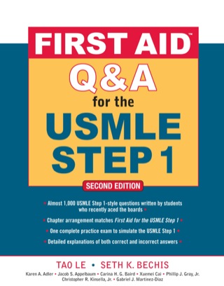 Cover image: First Aid Q&A for the USMLE Step 1 2nd edition 9780071597944