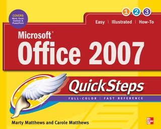 表紙画像: Microsoft Office 2007 QuickSteps 1st edition 9780071599856