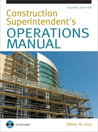Imagen de portada: Construction Superintendent Operations Manual 2nd edition 9780071502412