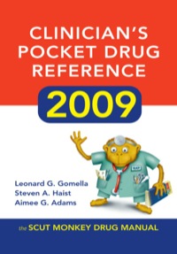 Cover image: Clinician's Pocket Drug Reference 2009 1st edition 9780071602808