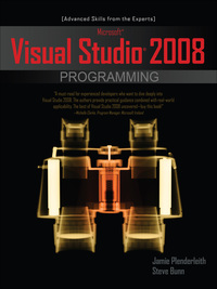 Cover image: Microsoft Visual Studio 2008 Programming 1st edition 9780071604086