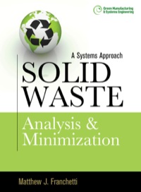 Cover image: Solid Waste Analysis and Minimization: A Systems Approach 1st edition 9780071605243
