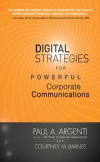 Cover image: Digital Strategies for Powerful Corporate Communications 1st edition 9780071606028
