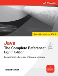 Cover image: Java The Complete Reference 8th edition 9780071606301