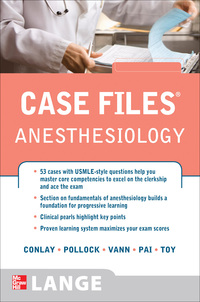 Cover image: Case Files Anesthesiology 1st edition 9780071606394
