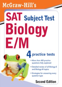 Cover image: McGraw-Hill's SAT Subject Test 2nd edition 9780071609203