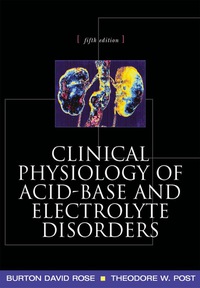 صورة الغلاف: Clinical Physiology of Acid-Base and Electrolyte Disorders 5th edition 9780071346825