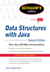 Cover image: Schaum's Outline of Data Structures with Java, 2ed 2nd edition 9780071611619