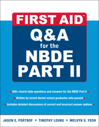 表紙画像: First Aid Q&A for the NBDE Part II 1st edition 9780071613729