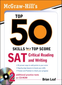 Cover image: McGraw-Hill's Top 50 Skills for a Top Score: SAT Critical Reading and Writing 1st edition 9780071613958
