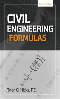 Cover image: Civil Engineering Formulas 2nd edition 9780071614696