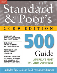 Imagen de portada: Standard & Poor's 500 Guide 2009 PB 1st edition 9780071615150