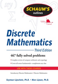Cover image: Schaum's Outline of Discrete Mathematics (Revised Edition) 3rd edition 9780071615860