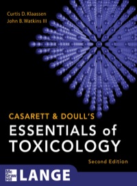Cover image: Casarett & Doull's Essentials of Toxicology 2nd edition 9780071622400