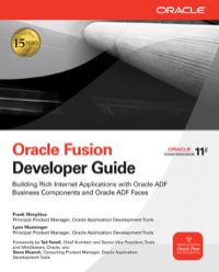 Cover image: Oracle Fusion Developer Guide 1st edition 9780071622547