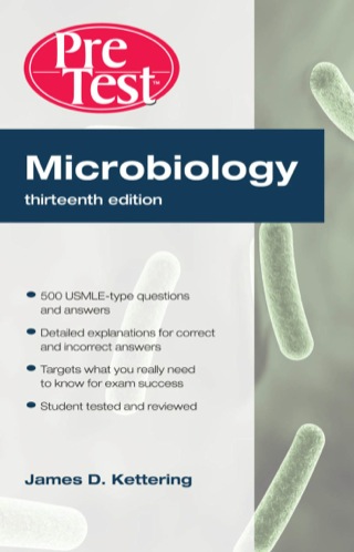 Cover image: Microbiology PreTest Self-Assessment and Review 13th edition 9780071623353