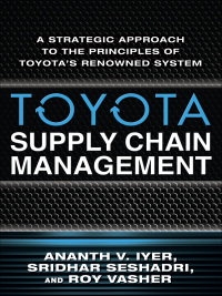 صورة الغلاف: Toyota Supply Chain Management: A Strategic Approach to the Principles of Toyota's Renowned System 1st edition 9780071615495