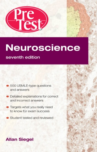 Cover image: Neuroscience Pretest Self-Assessment and Review 7th edition 9780071623476