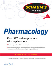 صورة الغلاف: Schaum's Outline of Pharmacology 1st edition 9780071623629