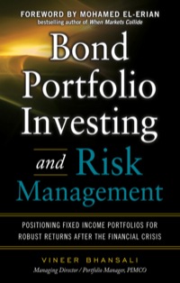 Cover image: Bond Portfolio Investing and Risk Management 1st edition 9780071623704