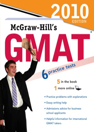 Cover image: McGraw-Hill's GMAT, 2010 Edition 4th edition 9780071624121